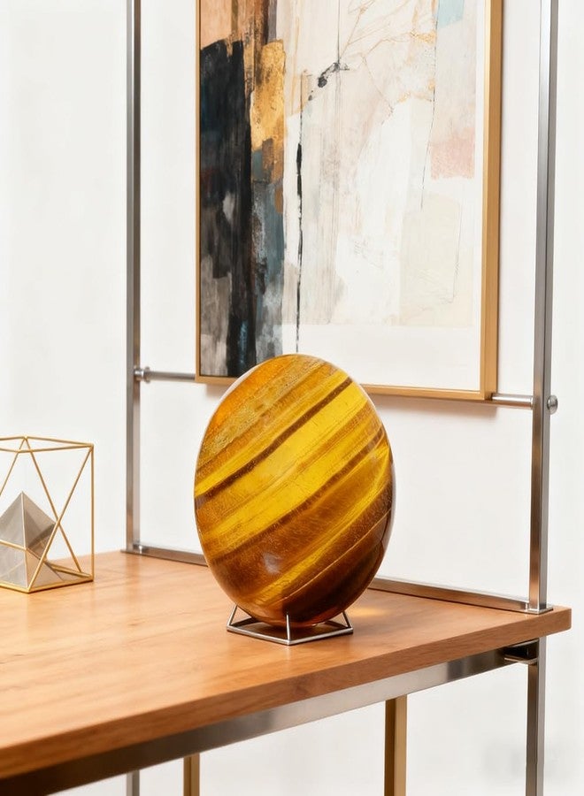 AierCrystal 6-7cm/2.36-2.75inch Tiger Eyes Crystal Ball Polished Natural Tiger Eye Stone Sphere Decorative Sphere Healing Crystals Ball Stone Crafts Home Decor Ornament Gifts (Tiger's Eye, 60-70mm) - Image 5